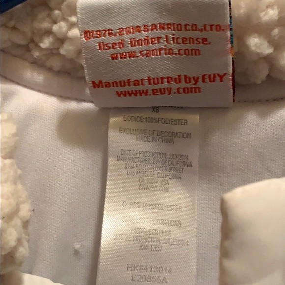 Girls Kitty Puffer Vest size XS - Picture 4 of 4